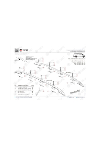 Ulysse Maxi Uzun Şase Tavan Çıtası Siyah 2022 2023 2024 2025 2026 2027