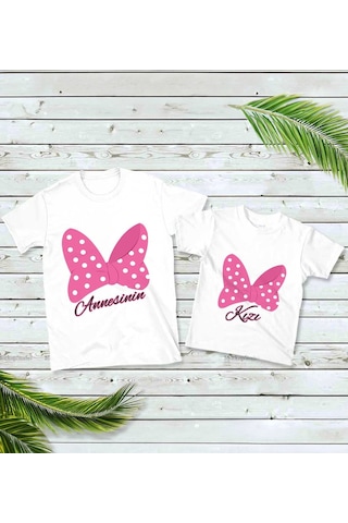Bk Gift 2li Anne-kız Kombin Tişört Seti-3, Anneye Hediye, Anneler Günü Hediyeleri Kobitmeyencom30576 Bk Gift