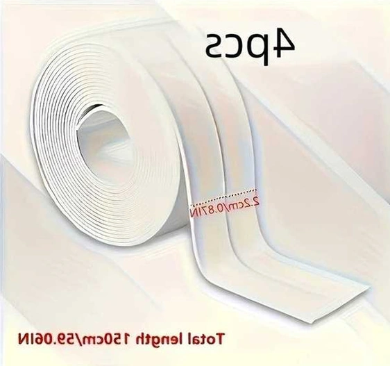 Trendooze Parça 4 Mutfak Banyo Conta Bandı Sunshine022 Yapışkanlı Su Sızdırmaz