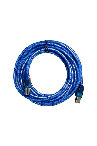 Yazıcı Kablosu 5m Ara Printer Usb Bağlantı Bağlama Kablo Network Lazer Hp Canon Brother Usb Yazıcı Kablosu Technozi