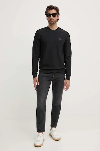 Guess Erkek Tech Stretch Cn Sweatshirt - Siyah Siyah