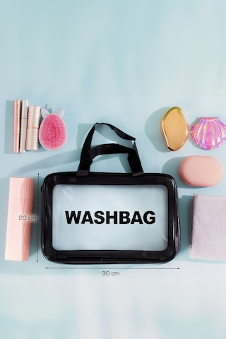 Porsima 2li Şeffaf Seyahat Ve Makyaj Çantası Su Geçirmez Organizer Washbag