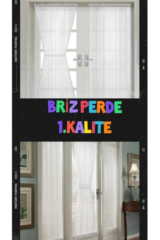 Çubuklu Mutfak Tülü Sade Ve Zarif Petek Dokulu Grek Tül (382521201)