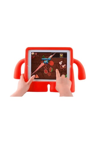 Galaxy Tab A9 Uyumlu Zore İbuy Standlı Tablet Kılıf-kırmızı Tablet Kılıfı