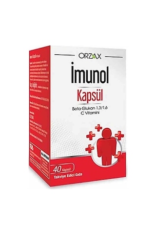 Orzax Imunol 40 Kapsül
