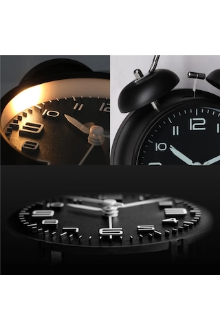 4 Inç Ikiz Çan Yüksek Sesli Çalar Red