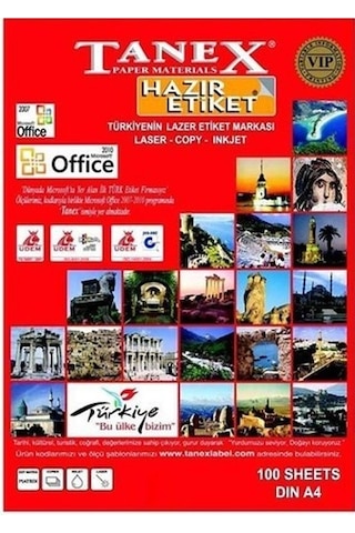 Tanex Tw-2060 Etiket Go (30 x 9 MM)