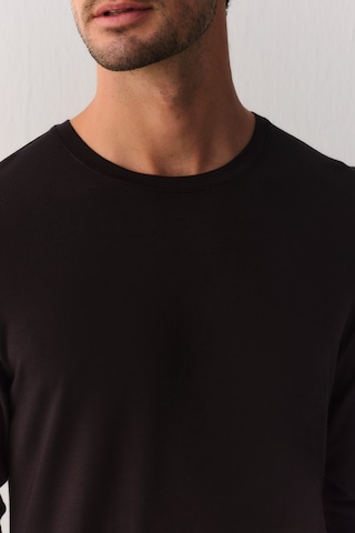 Suwen Warming Men Uzun Kollu T-shirt Sw0004607s012 Siyah