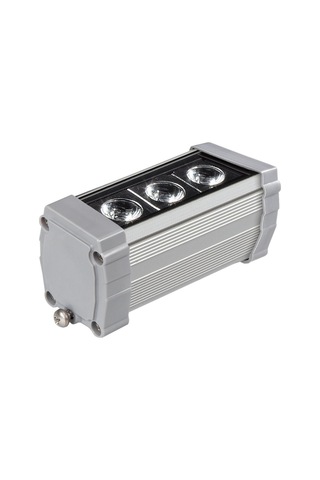 10 Cm Wallwasher 3 Led 3W Sıva Üstü Duvar Boyama Dış Mekan