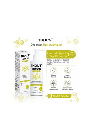 Thol's Scabthol Kükürtlü Vücut Losyonu 200 ML