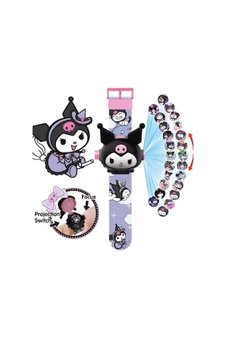 Çocuk Kuromi My Melody Cinnamorall Figürlü Dijital Kol Saati