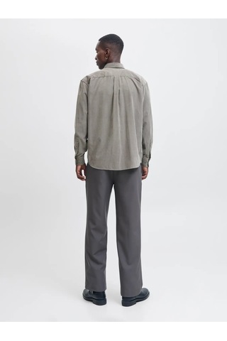 Jprccascot Corduroy Kadife L/s Shırt 12282351 Gri