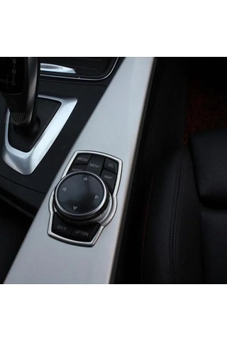 Lasonstiges Paslanmaz Çelik İç Revizyon Multimedya Düğmeleri Bmw X1 X3 X5 X6 F20 F01 F30 F15 F34 F31 Için Araba Aksesuarları Kapağı