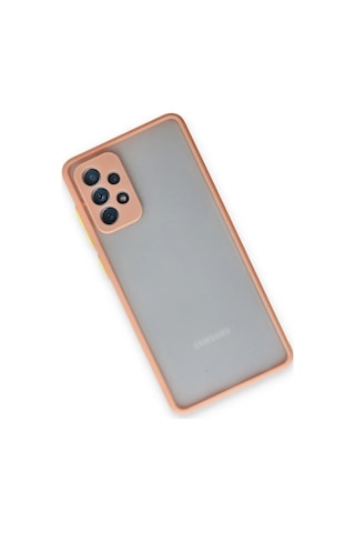 Samsung Uyumlu Galaxy A52 Kılıf Montreal Silikon Kapak - Pembe Aklby-bsva58 standart