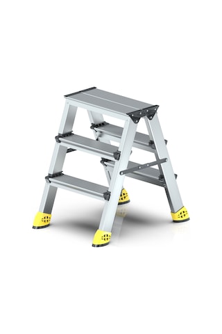 Narvon 3 3 Lüx Çift Çıkışlı Alüminyum Merdiven