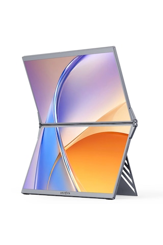 Arzopa E1 Dual-screen 15.6 İnç 60hz Full Hd Ips Type-c Çift Ekran Katlanabilir Monitör