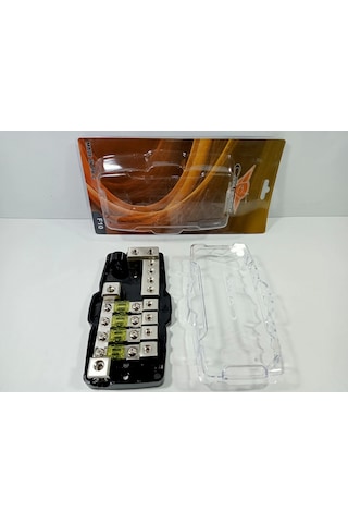 Cadence Amfi Sigortalı Blok Dağıtıcı 4 Lü Hem Artı Hem Şase Kablo Dağıtıcı Blok