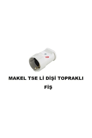 Makel Dişi Topraklı Fiş Tse Belgeli Topraklı Dişi Fiş
