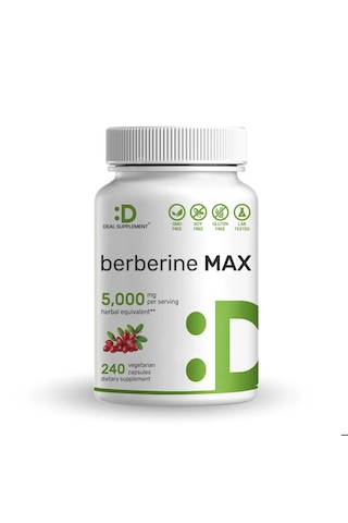 Deal Supplement Berberine Max Supplement With Turmeric, 5,000mg P