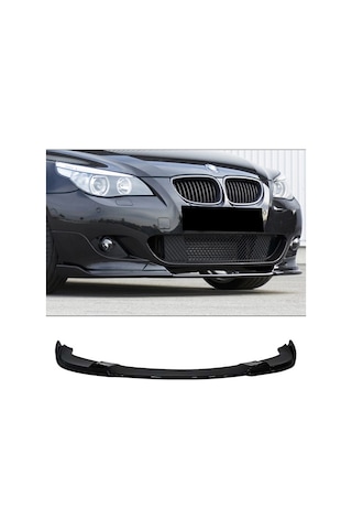 Bmw E60 M Technic Ön Lip Parlak Siyah Plastik Ön Ek Karlık 2003 2004 2005 2006 2007 2008 2009 2010 Karlık+bodykit+ek