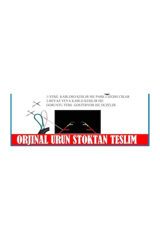 Çift Aparatlı Geri Görüş Kamerası + Mükemmel Görüntü Kalitesi 295435843
