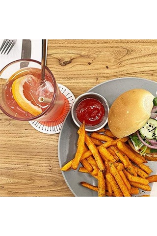 İçecekler İçin 6'lı Bardak Altlığı Seti Emici Yuvarlak Seramik Taş Bardak Altlığı Çok Renkli