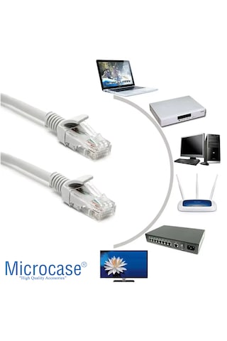 Microcase 10 Metre Cat6 Internet Kablosu Ethernet Rj45 - Al5219
