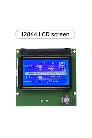 Novahub Ender3/3s/3x/pro Uyumlu 12864 Lcd Ekran Kontrol Paneli - 3d Yazıcı Aksesuarı