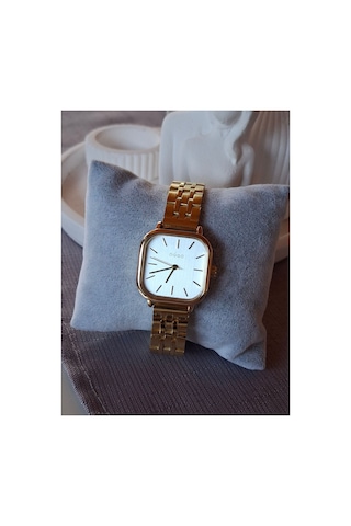 Bronz Kadın Kol Saati Çelik Kasa Rose Gold