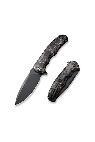 Civivi Praxis Flipper Knife Carbon Fiber & Resin Handle Kamp Çakı Çok Renkli