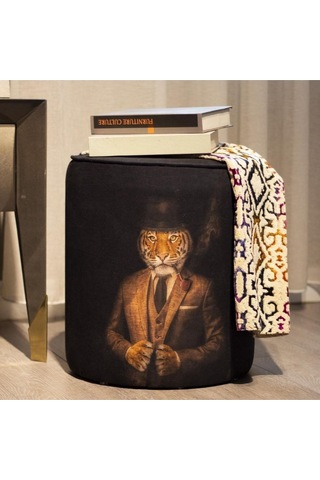 Mr. Tıger Puf Kumaşı Süettir. Uluslararası Solmama Sertifikasına Sahiptir. Çok Renkli