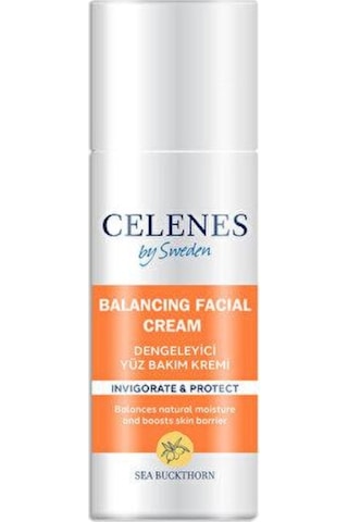 Celenes Sea Buckthorn Yağlı ve Karma Ciltler için Yüz Kremi 50 ML