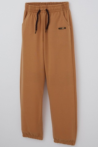 Breeze Erkek Çocuk Eşofman Altı Bağcık Aksesuarlı Arma Detaylı 4-8 Yaş, Açık Kahverengi Açık Kahverengi