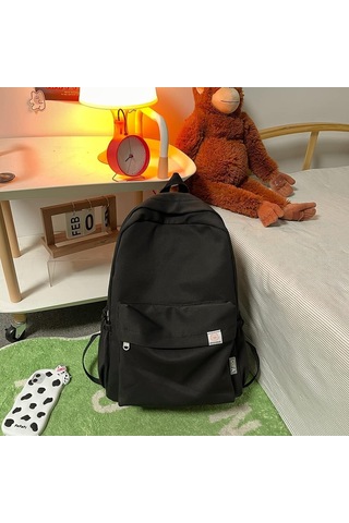 Estetik Sırt Çantası Adaçayı Yeşil Sırt Çantası Kadınlar İçin Düz Renkli Y2k Sırt Çantası Sevimli Kawaii Sırt Çantası Seyahat Dizüstü Bilgisayar Sırt Çantası mor Mor