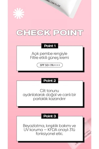 Ton Eşitleyici Ve Aydınlatıcı Kore Güneş Kremi Tone Up Sun Cream Spf 50 + Pa ++++