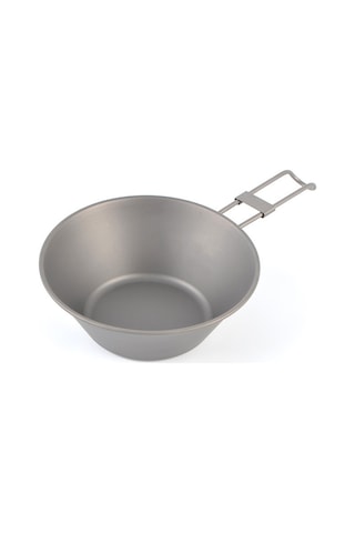 Xiyyadms 300ml Titanyum Katlanabilir Bardak - Dış Mekan Kullanıma Uygun, Asit- Tuz Dayanıklı, Sağlıklı Yiyecek/sıvı Taşıma Kapsülü Gümüş