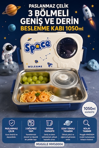5'lü Erkek Çocuk İlkokul Ortaokul Çanta Seti, Okul Çantası Paslanmaz Çelik 3 Bölmeli Geniş Ve Derin Beslenme Kabı 1050ml Brawl Yeşil