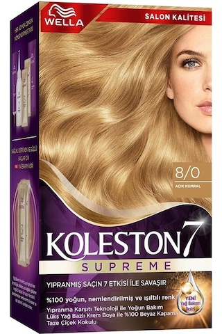 Koleston Supreme Kit 8/0 Açık Kumral Saç Boyası