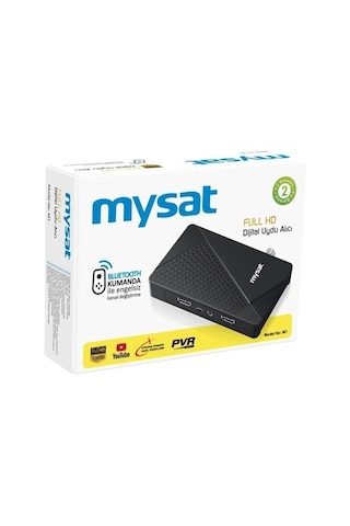 Mysat M1 Youtube Full Hd Bluetooth Kumanda Dijital Uydu Alıcı