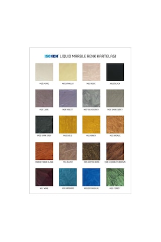İsonem Liquid Marble Tezgah Ve Zemin Kaplaması 5 Kg Set Diğer