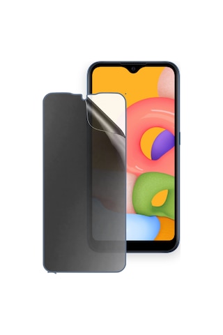 Samsung Galaxy M01 Uyumlu Ön Yüzey Hayalet Privacy Hidrojel Ekran Koruyucu 32733925