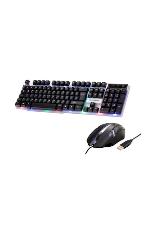 Hadron HD837Q/20 Ledli Oyuncu Q Klavye Mouse Set