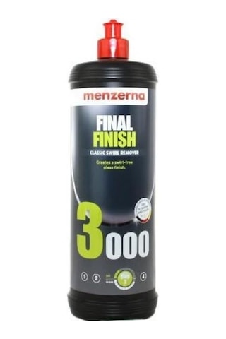 Menzerna Hediyeli Set 1000ml 1000 Pasta- 3000 Hare Cila - 1 Adet Polisaj Süngeri Hediye