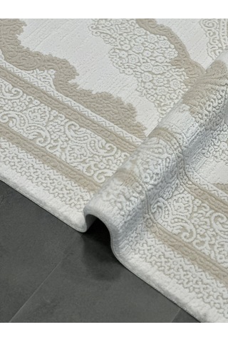 Woolen Halı Palace Modern Akrilik Halı 4854 Bej Renkli