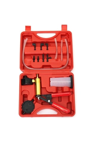 Moveevo El Tipi Vakum Pompası Test Seti - Fren Sıvısı Değiştirme Ve Boşaltma Aracı, Metal Kolu İle El İşlemli Vakum Süpürgesi