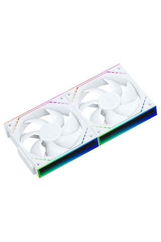 Thermalright Tl-m12qw Beyaz Argb 120mm 2 Li Kasa Fanı
