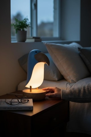 Toucan Bird Masa Lambası, Gece Lambası, Şarjlı, Abajur