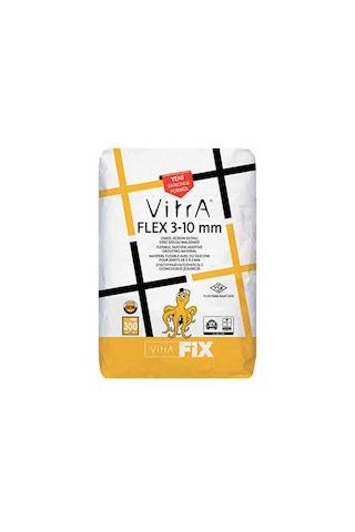 Vitraflex Beyaz 5 Kg Esnek Silikon Katkılı Derz Dolgu Malzemesi