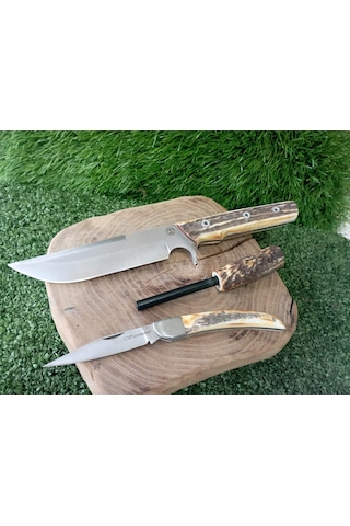 Tctknives El Yapımı Av Kamp Kahverengi