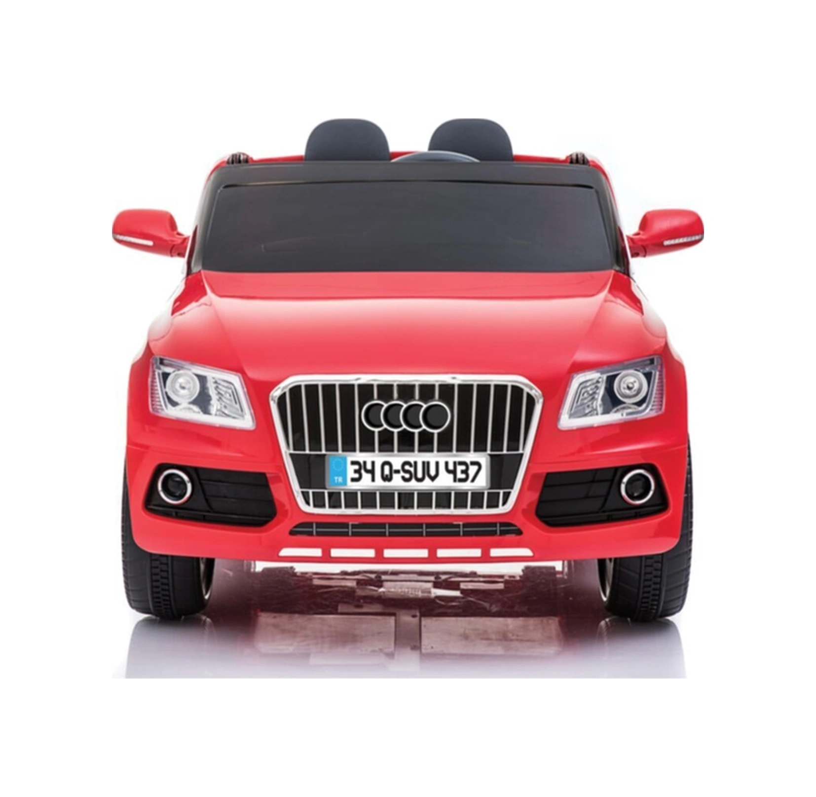 437 Çift Kişilik Akülü Jeep 12 Volt Akülü Araba Kırmızı Kırmızı